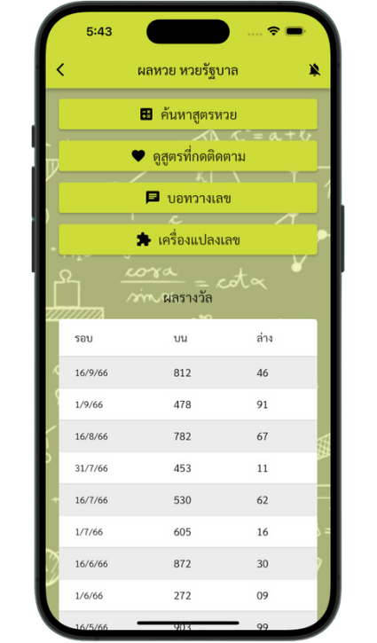 แอปคำนวณหวยร้อนแรงที่สุด ณ ตอนนี้